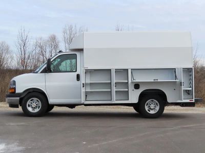 2026 Chevrolet Express 3500 — rear three-quarter view