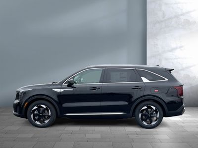 2026 Kia Sorento Hybrid — rear three-quarter view