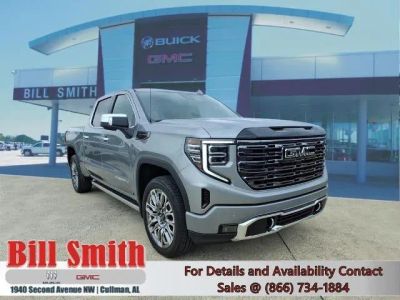 2026 GMC Sierra 1500 Denali Ultimate in Sterling Metallic — front three-quarter view
