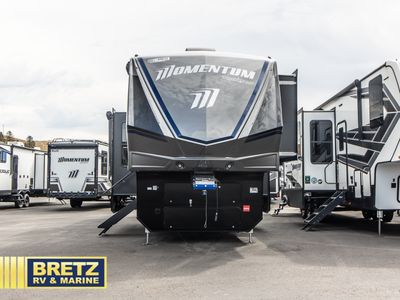 2026 Grand Design Momentum — rear three-quarter view