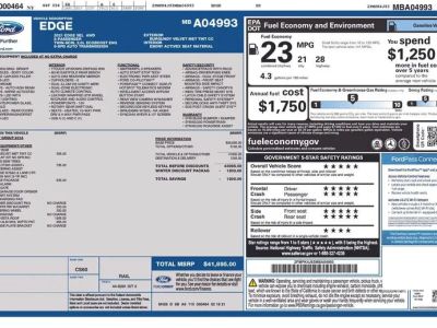 2021 Ford Edge — detail view