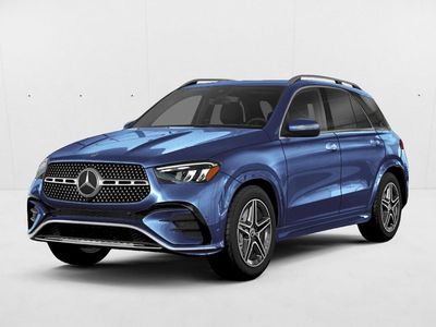 2026 Mercedes-Benz GLE 450 GLE 450 4MATIC &reg; SUV in Twilight Blue — front three-quarter view