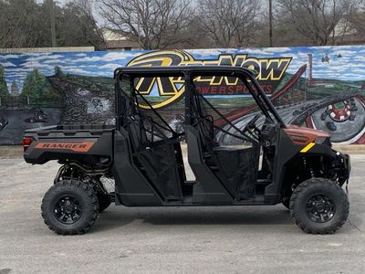 2026 Polaris Ranger Crew 1000 Premium in ROVER RUST — front three-quarter view