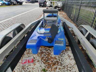 2023 Kaku Guru 14 Ft Micro Skiff Kayak — engine compartment view