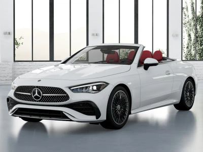 2026 Mercedes-Benz CLE 300 in Polar White — front three-quarter view