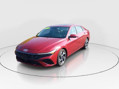2024 Hyundai Elantra — rear three-quarter view