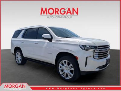 2021 Chevrolet Tahoe High Country in Beige — front three-quarter view