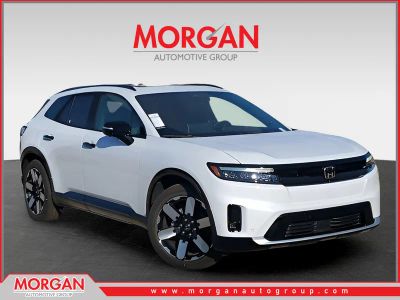2026 Honda Prologue Elite in Frostline White Pearl — front three-quarter view