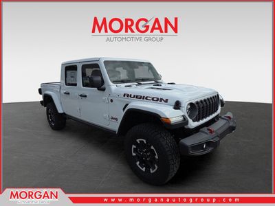 2026 Jeep Gladiator Rubicon in White/off-white — front three-quarter view