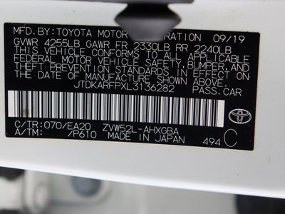 2020 Toyota Prius Prime FWD — photo 43 view