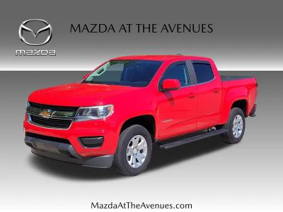 2019 Chevrolet Colorado LT in Red — front three-quarter view