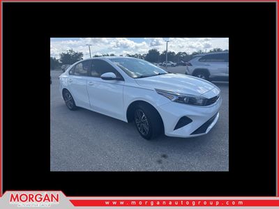2022 Kia Forte LXS in Snow White Pearl — front three-quarter view