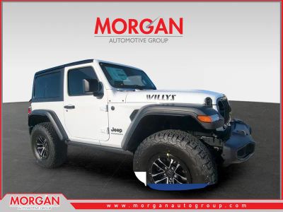 2026 Jeep Wrangler Willys in White — front three-quarter view