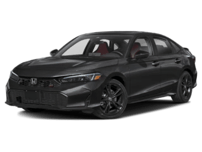 2026 Honda Civic Si Base in Crystal Black Pearl — front three-quarter view