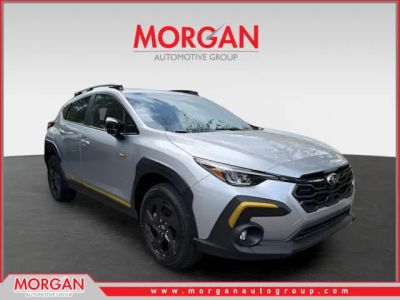 2025 Subaru Crosstrek Sport in Silver — front three-quarter view
