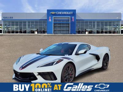 2026 Chevrolet Corvette Stingray 2LT in Arctic White — front three-quarter view