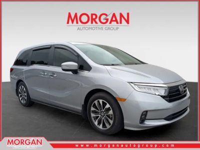 2024 Honda Odyssey EX-L in Silver — front three-quarter view