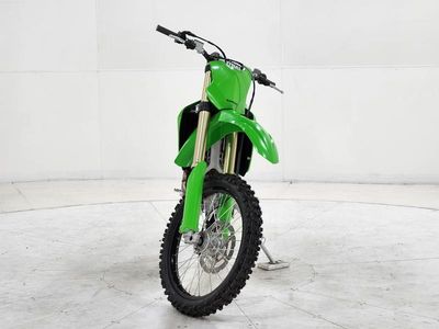 2025 Kawasaki KX450X — rear three-quarter view
