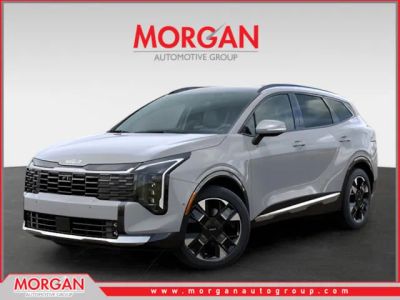 2026 Kia Sportage SX-Prestige in Gray — front three-quarter view