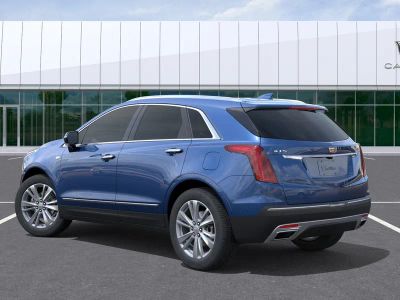 2026 Cadillac XT5 — rear three-quarter view
