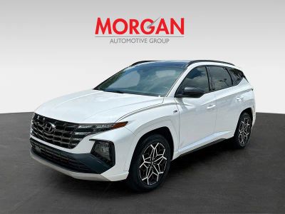 2023 Hyundai Tucson — rear three-quarter view