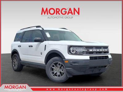 2024 Ford Bronco Sport Big Bend in White — front three-quarter view