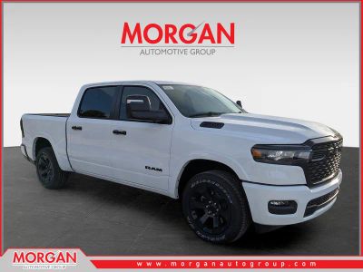 2026 Ram 1500 Big Horn/Lone Star in White — front three-quarter view