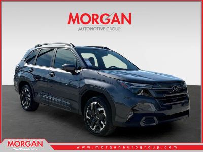 2026 Subaru Forester Limited in Magnetite Gray Metallic — front three-quarter view