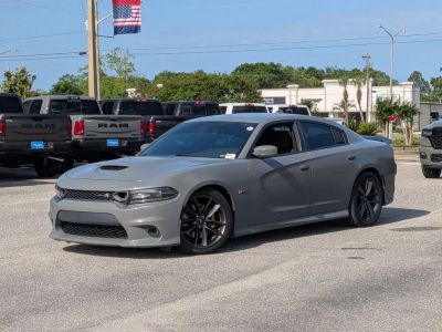 2019 Dodge Charger R/T Scat Pack in Gray — front three-quarter view