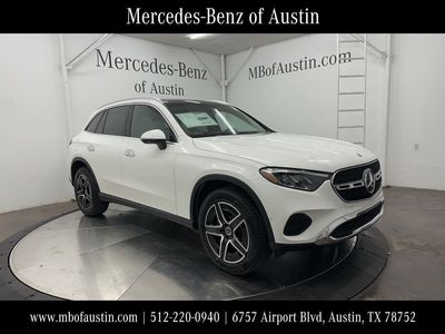 2026 Mercedes-Benz GLC 300 in White — front three-quarter view