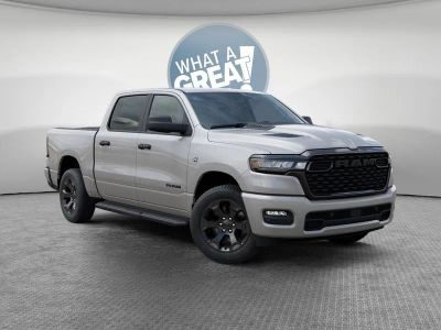 2026 RAM 1500 Express in Silver Zynith Exterior Paint — front three-quarter view