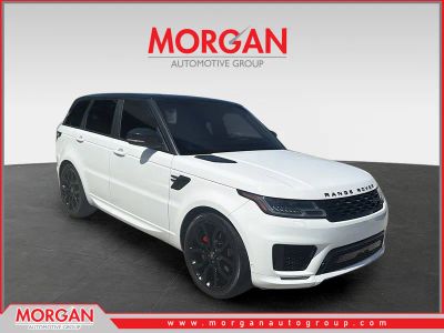 2021 Land Rover Range Rover Sport HSE Dynamic in Icy White — front three-quarter view