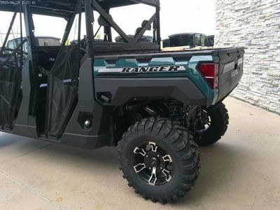 2026 Polaris Ranger Crew XP 1000 Premium Blue Labyrinth — interior view