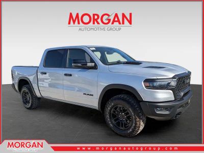 2026 Ram 1500 Rebel in Silver — front three-quarter view