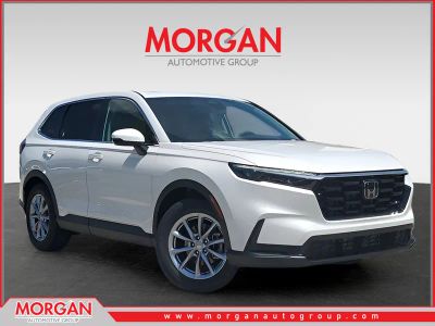 2026 Honda CR-V EX in Platinum White Pearl — front three-quarter view