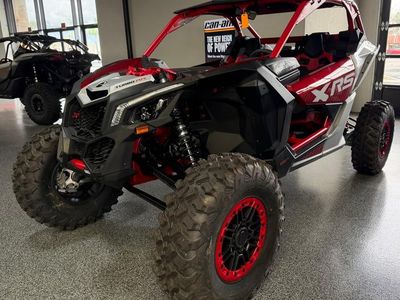 2025 Can-Am Maverick X3 X rs Turbo RR with Smart-Shox Fiery Red & Hyper Silver - Photo 1