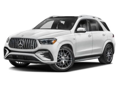 2026 Mercedes-Benz GLE 53 AMG in Obsidian Black Metallic — front three-quarter view