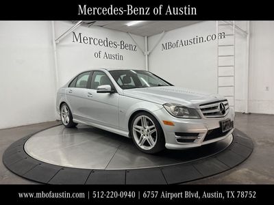 2012 Mercedes-Benz C-Class C 250 in Silver — front three-quarter view