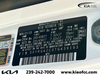 2026 Kia Sorento — photo 38 view