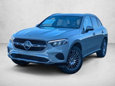 2026 Mercedes-Benz GLC 300 GLC 300 SUV in MANUFAKTUR Alpine Gray — front three-quarter view