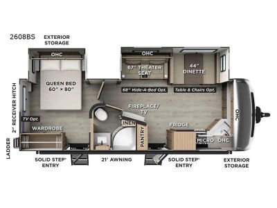 2027 Forest River RV Rockwood Ultra Lite — side profile view