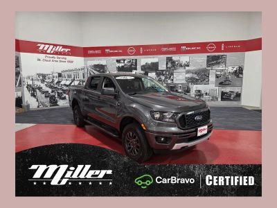 2019 Ford Ranger XLT in Magnetic — front three-quarter view