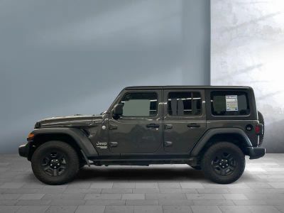 2019 Jeep Wrangler Unlimited — rear three-quarter view