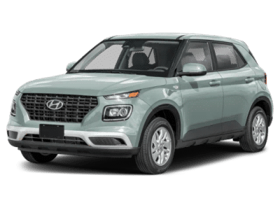 2026 Hyundai VENUE SE in Mirage Green — front three-quarter view