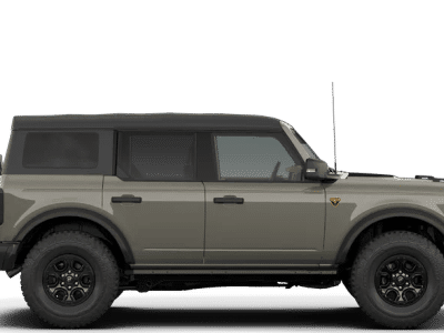 2026 Ford Bronco — rear three-quarter view