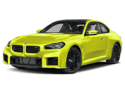 2026 BMW M2 Base in Yellow — front three-quarter view