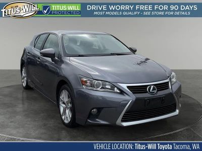 2014 Lexus CT 200h in Nebula Gray Pearl — front three-quarter view
