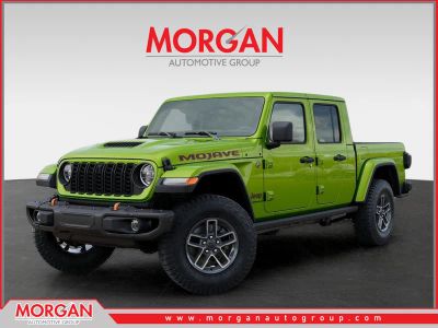 2026 Jeep Gladiator Mojave in Green — front three-quarter view