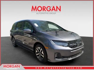 2026 Honda Odyssey EX-L in Gray — front three-quarter view