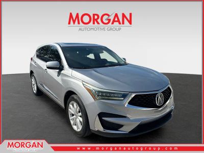 2020 Acura RDX Base in Silver — front three-quarter view